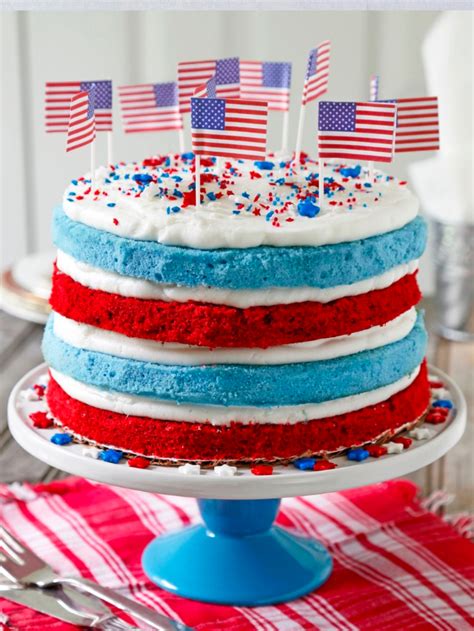 Patriotic Cake Ideas Story Walking On Sunshine Recipes