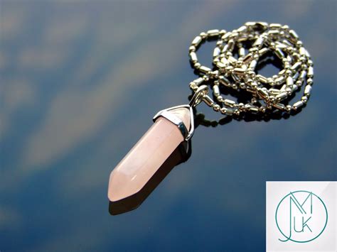 Necklace Pendant Watch Natural Gemstone Chakra Healing Quartz Crystal Point Stone Pendant