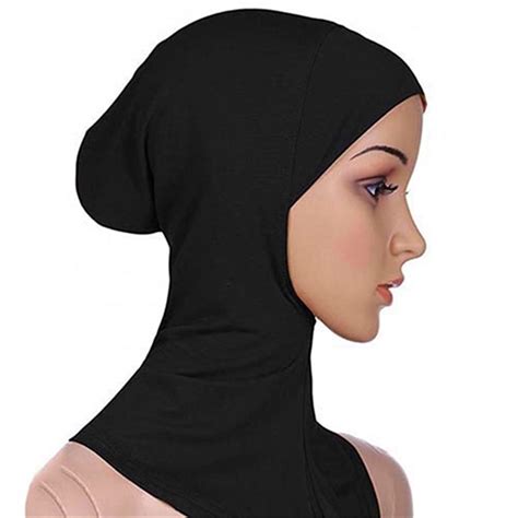 New Arrival Muslim Elastic Full Cover Inner Hijab Head One Size Solid
