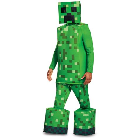 Licensed Minecraft Creeper Prestige Video Game Character Costume Adult