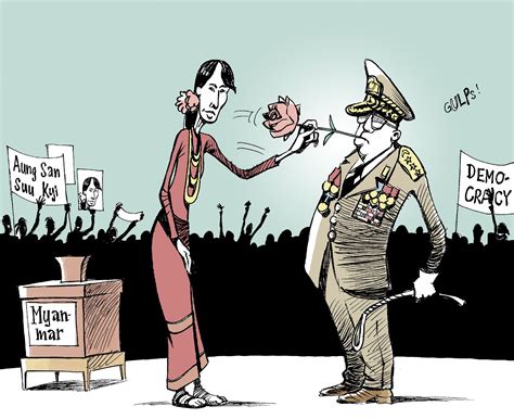 Myanmar Globecartoon Political Cartoons Patrick Chappatte