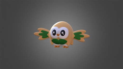 Rowlet 3d Models Sketchfab