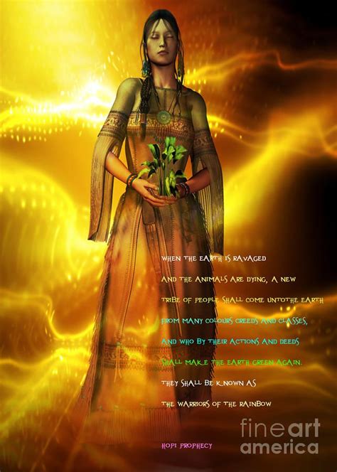 Hopi Digital Art Hopi Prophecy By Shadowlea Is Rainbow Warrior