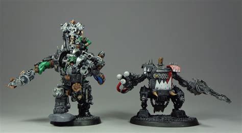 Painting Goff Space Orks At Showcase — Paintedfigs Miniature Painting
