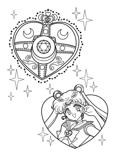 Coloring Page Sailormoon Coloring Pages 19 Sailor Moon Tattoo