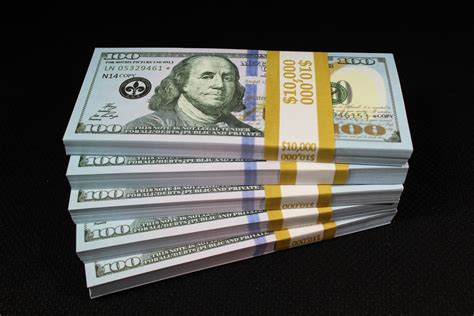 Money that looks real can also be used as an example of learning media for foreigners who need an understanding of the money used in a country. 50K FULL PRINT Realistic Prop Money New Fake 100 Dollar Bills REAL CASH Replica - Novelty
