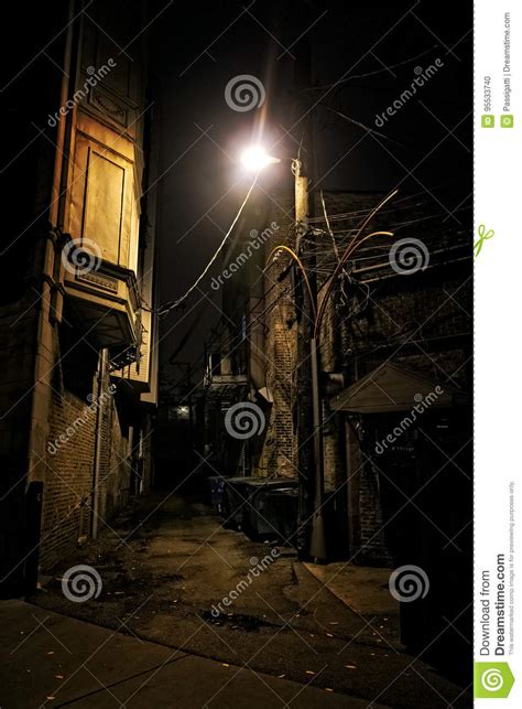 Dark City Alley Stock Photo Image Of Outdoors City 95533740