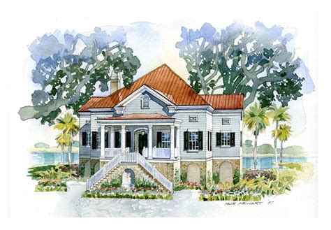 House Plan Of The Month Lowcountry Cottage Southern Living House