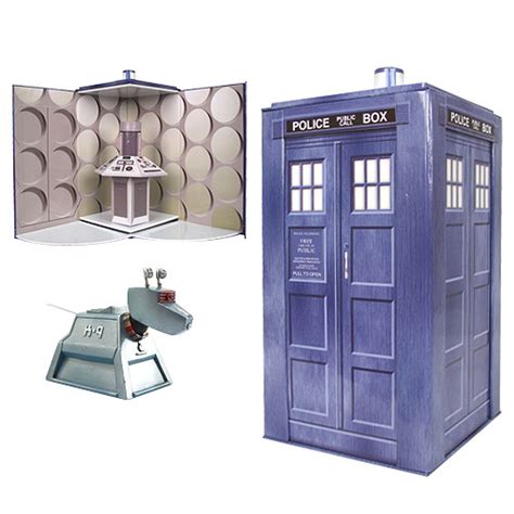 Doctor Who Tardis Collectible Set With K 9 Figure Bif Bang Pow