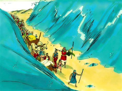 Moses Parting The Red Sea Inspirational Christians