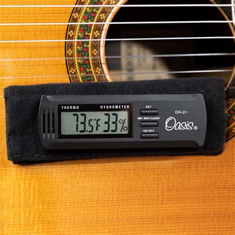 Classical Guitar Accessories Oh 20 Guitar Hygrometer Holder