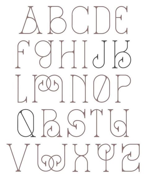 Tipografía Elegante 🖋 Lettering Lettering Alphabet Hand Lettering