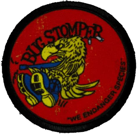 3 Bug Stomper Morale Patch Custom Velcro Morale Patches