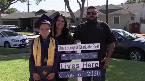13 Year Old Becomes Youngest Graduate Of Fullerton College