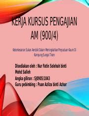 Jun 18, 2021 · belia resah ini meliputi lima kumpulan belia iaitu (a) belia yang sedang bekerja namun khuatir berdepan risiko dibuang kerja, (b) belia yang berada di institusi pengajian tinggi yang akan memasuki alam pekerjaan, (c) belia dalam peringkat awal keusahawanan terutamanya industri kecil dan sederhana (pks) yang tertekan akibat perintah kawalan. CONTOH SLIDE VIVA KKPA.pptx - KERJA KURSUS PENGAJIAN AM ...