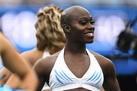 Transgender NFL Carolina Panthers Cheerleader Justine Lindsay Reaction Outsports