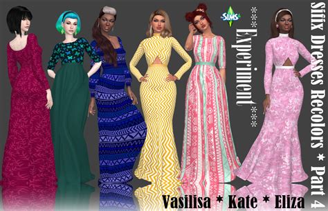 Sifix Dress Recolors Part 4 At Annetts Sims 4 Welt Sims 4 Updates