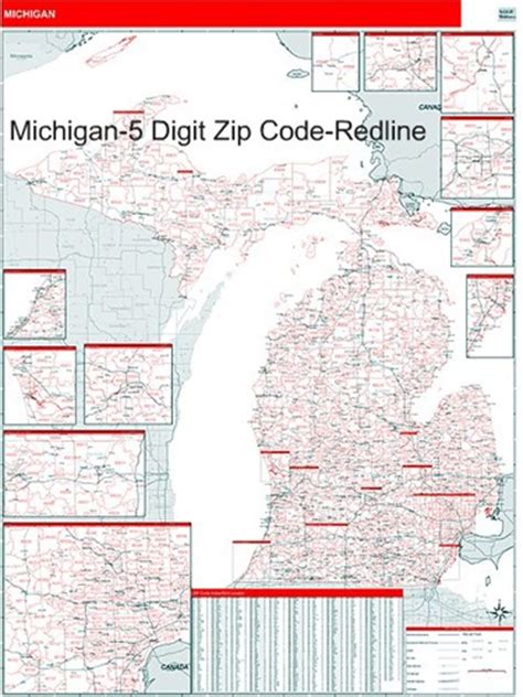Michigan Zip Code Map From
