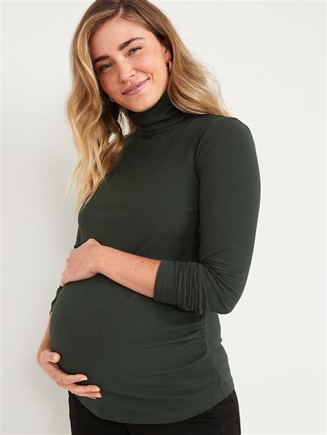 old navy maternity fitted turtleneck tunic