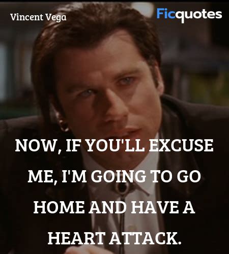 Samuel jackson (jules) quoting a bible passage (ezekiel 25:17) during a conversation with brett is unquestionably one of the highlights of the film but several unforgettable scenes with classic lines casually thrown … Vincent Vega Quotes - Pulp Fiction