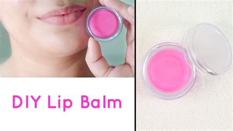 How To Make Lip Balm At Home For Soft And Pink Lips Diy Lip Balm Youtube