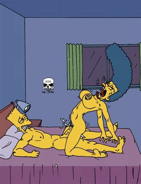Rule 34 Bart Simpson Breasts Color Cum Female Human Indoors Insertion Male Marge Simpson