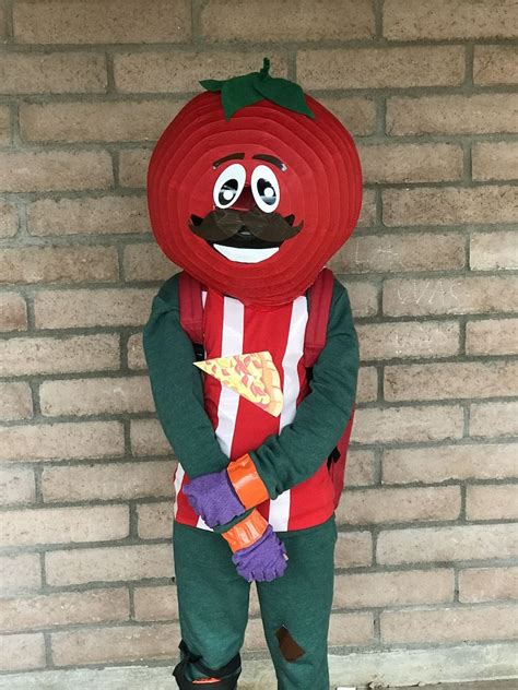 How To Make A Tomato Head Fortnite Costume Boy Costumes Halloween