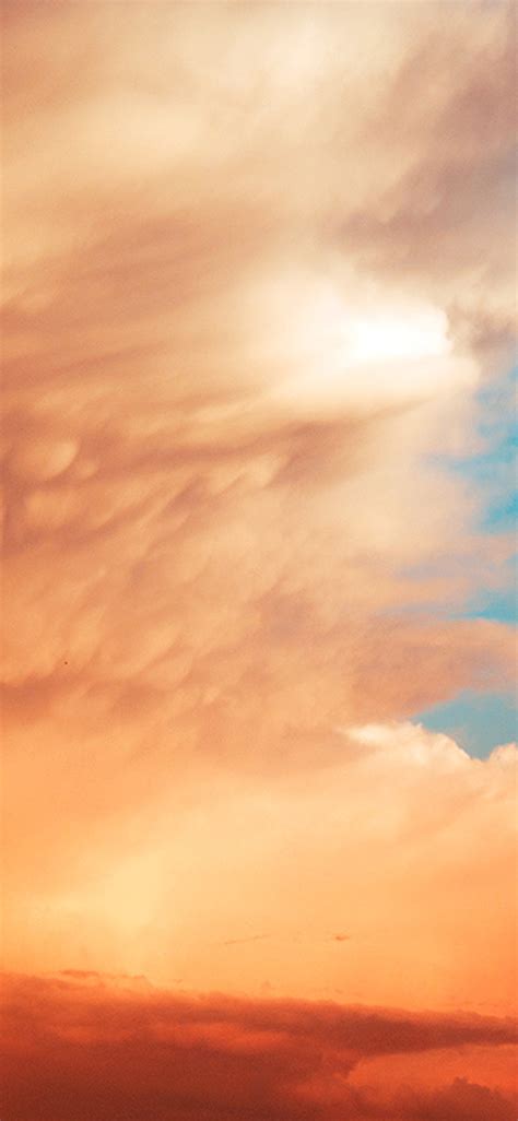 Apple Iphone Wallpaper Oa75 Sky Cloud Red Sunset Nature