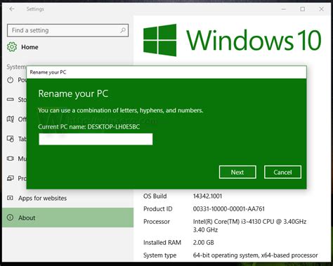 How To Rename Your Windows 10 Pc Or Tablet