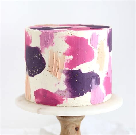 Painted Buttercream Cake Tutorial Sugar And Sparrow