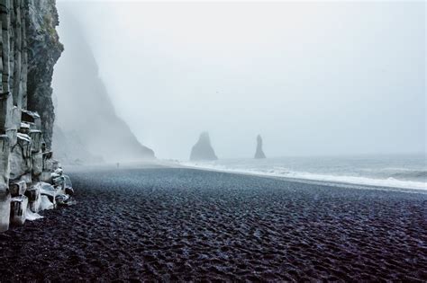 Reynisfjara Icelands Black Sand Beach Iceland Black Sand Black Sand