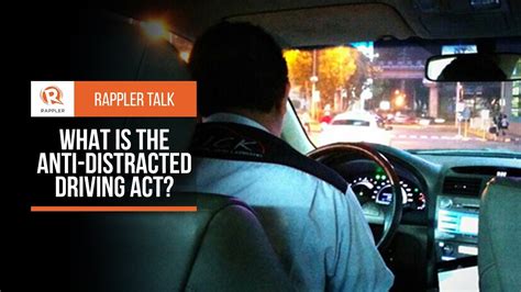 Rappler Talk What Is The Anti Distracted Driving Act Youtube