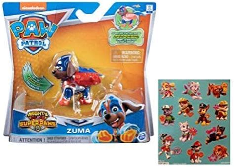 Paw Patrol Mighty Pups Figures With Light Up Badges And Paws Access