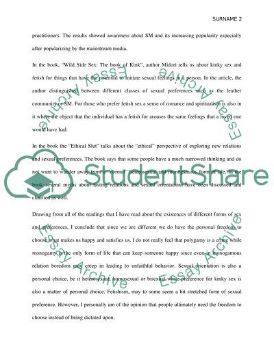 Gender Sex And Studies Essay Example Topics And Well Written Essays