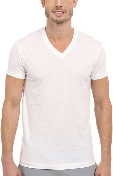 Kirkland Signature Mens 100 Pima Cotton 4 Pack V Neck T Shirts Large