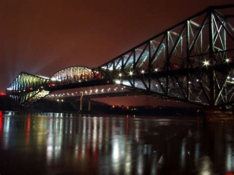 Quebec Bridge Quebec 1917 Structurae