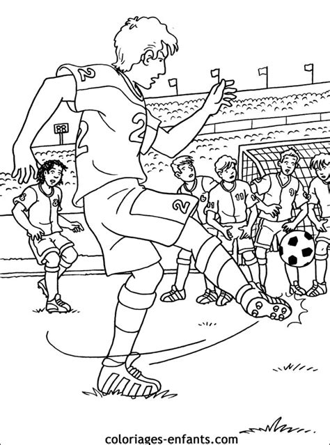 Les Coloriages de football à imprimer