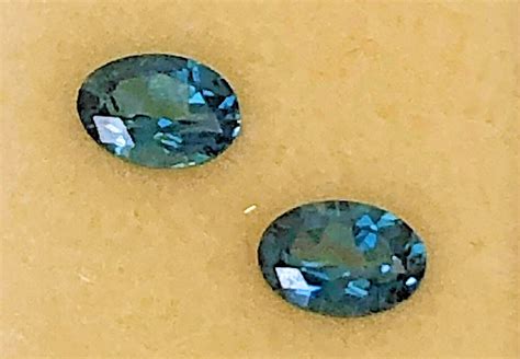John And Laura Ramsey Gemstones London Blue Topaz 166 Ct Oval 2 Pcs Ebay