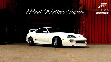You can buy this supercar from fast and furious 7 as nft Fast and Furious 7 Supra Build Forza Horizon 4 Paul Walker ...