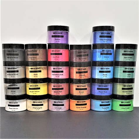 Mica Pearlescent Powdered Pigments Trustic