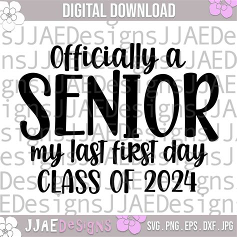The Digital File For This Class Is Called Officially A Senior My Last