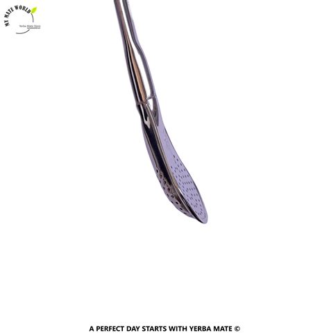 Spoon Style Curved Yerba Mate Bombilla Straw - 7" Length | Organic