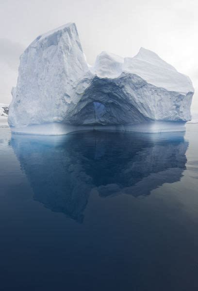 Iceberg And Reflections Antarctic Peninsula Photos Framed Prints