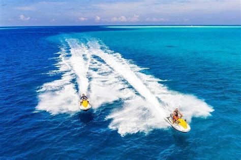 maafushi water sports combo jet ski kayak and tube ride