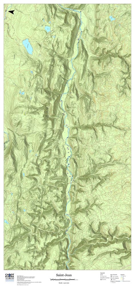 Rivière Saint Jean Gaspésie Map By Canot Kayak Quebec Avenza Maps Avenza Maps