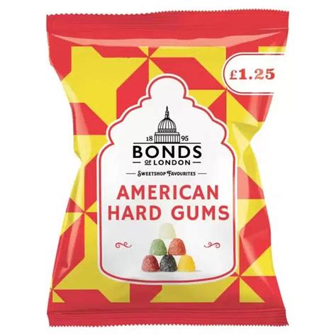 Bonds American Hard Gums Bags 130g Giant Bradleys Online Sweet Shop