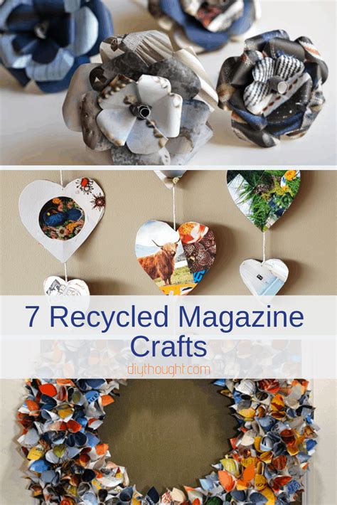 7 Recycled Magazine Crafts Diy Thought