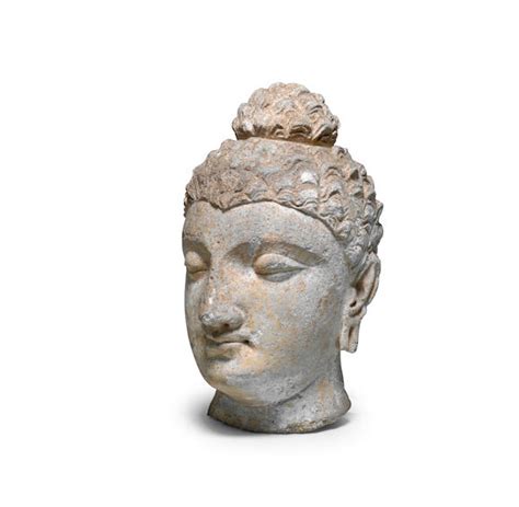 bonhams a rare stucco head of buddha gandhara 3rd 4th century 2