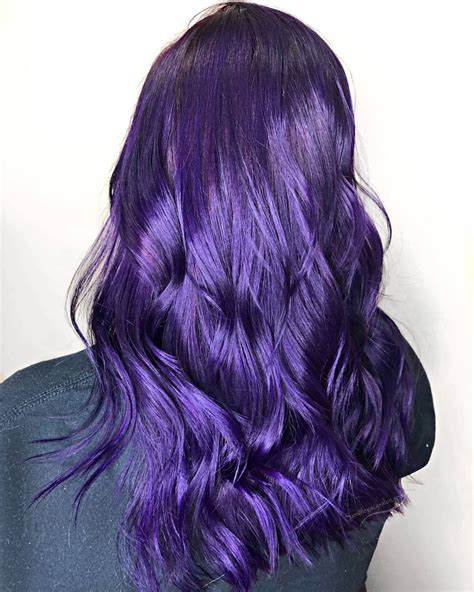 Purple Hair Deep Purple Hair Hair Purple Hair