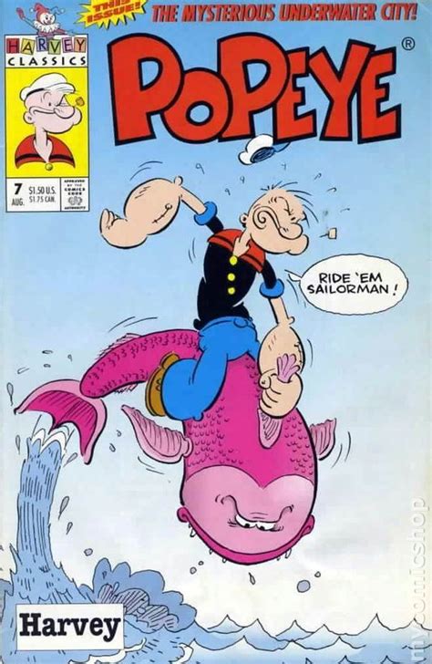 Popeye 1993 Harvey 7 Harvey Comics Publishing Vintage Comic Book